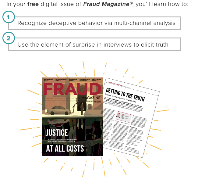 Fraud Magazine Image